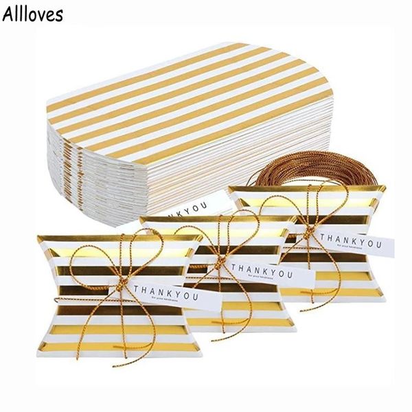 50pcs/lote DOTS GOLDEN FROMBOLHA Favor de Favorys Favory Party Wedding Box Birthday Kids Cookie Chocolate Candy Box Packing Supply CL1307