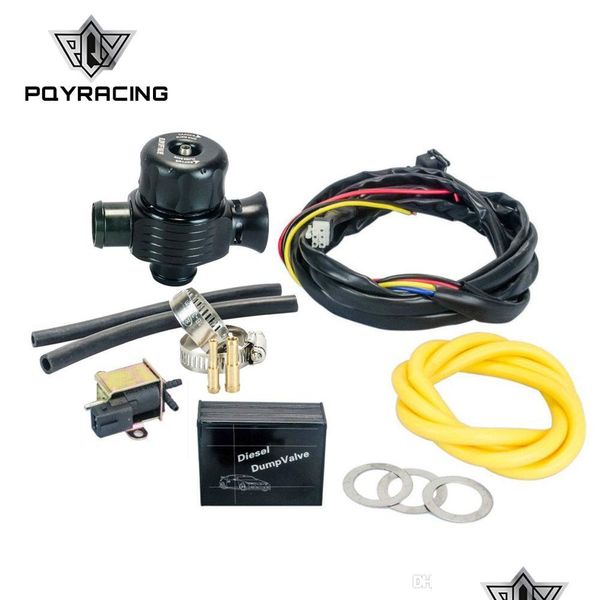Выдувать клапан PQY Racing - Электрический дизельный выдут с вай с рогом и адаптером /дизельным дампом VAE /Diesel BOV PQY5014 ДОСТАВКА 20 DH6JB