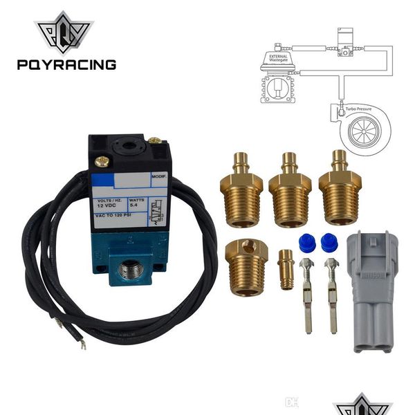 Outras entradas de ar Pqy-ECU 3 Porto Eletrônico Controle Solenóide VAE 35A-ACA-DDBA-1BA Com Silenciador de Brass PQY-ECU00 DROW DRESA DHJ0D