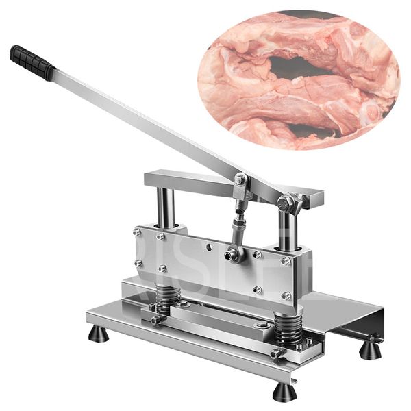 Máquina de corte de osso de carne congelada de carne congelada comercial cortador de carnes de cordeiro picado