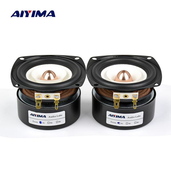 Altoparlanti portatili AIYIMA 2Pcs Audio da 3 pollici 4 8 Ohm 15W Gamma completa Hifi Bass Altavoz Portatil Home Theater fai da te 221022