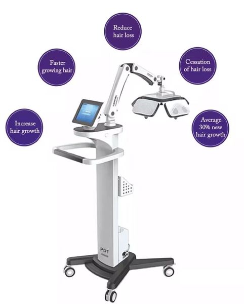 Neuestes 650-nm-Diodenlaser-Anti-Haarausfall-Behandlungsgerät zur Wiederherstellung und Regeneration von Haarausfall