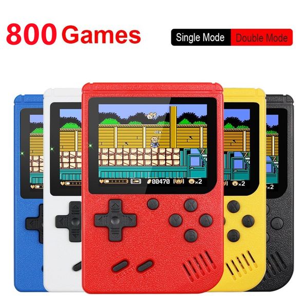 Retro tragbare Mini-Handheld-Videospiel-Hostkonsole 8-Bit 3,0-Zoll-Farb-LCD-Game-Player Eingebaute 800 Spiele