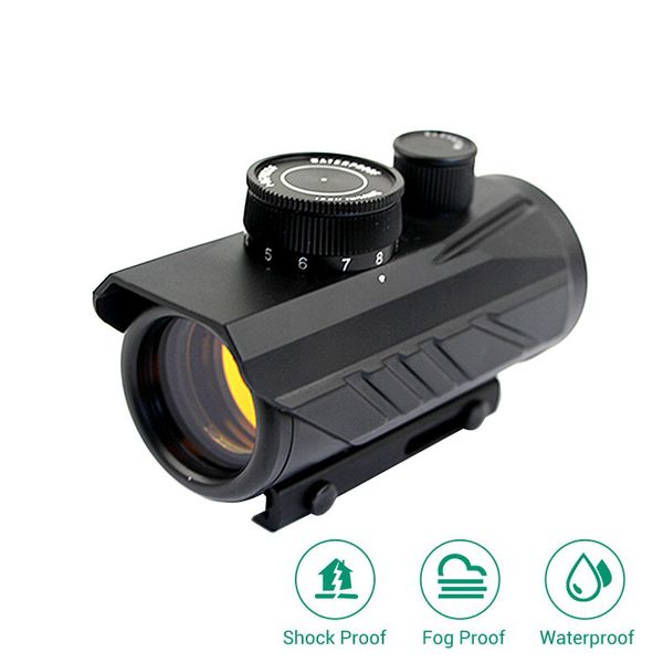 1X30 Red Dot Scope Tattico Mirino Collimatore Reflex Sight Ottiche da caccia per 11mm e 20mm Picatinny Rail