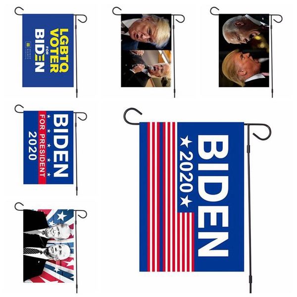 2020 Biden Garden Flag Amercian Presidente da campanha Banners tornam a América Great Again Polyster Band Banners Rre15345