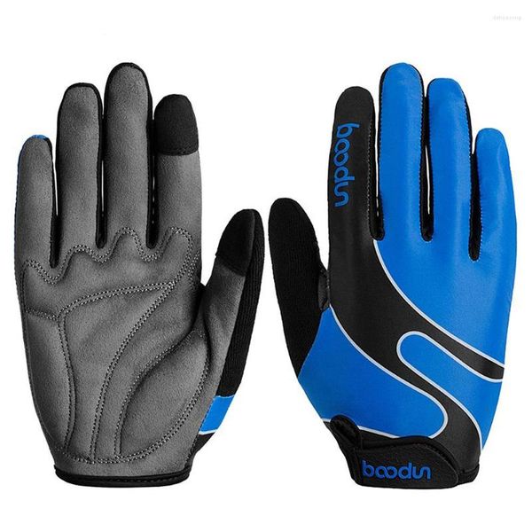 Radfahren Handschuhe KINGSEVEN Schwamm Pad Lange Finger Motorrad Für Fahrrad Mountainbike Handschuh Touchscreen MTB