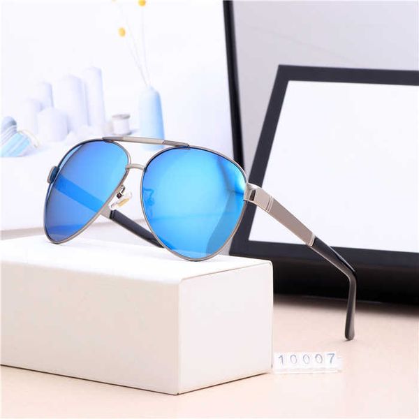 Luxus Marke Sonnenbrille Klassische Designer Polarisierte Gläser Männer Frauen Pilot Sonnenbrille UV400 Brillen Sonnenbrillen Metall Rahmen link1