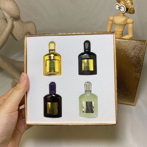 Perfume de clone para homem Presente de presente 10ml 4 garrafas Black Orchid Eau de Parfum EDP Spray Designer Brand Scents Fragrance Fragrância