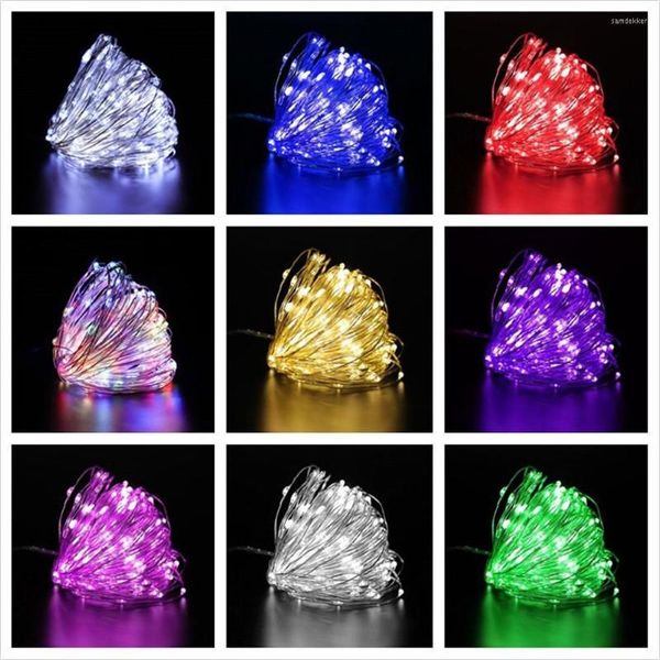 Saiten 20m/10m/5m USB Led Streifen Lichterkette String Wasserdichte Outdoor Licht Girlande Weihnachten home Dekoration Girlande Hochzeit Party