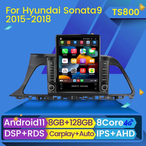 Android-Player Auto Dvd Radio für Hyundai Sonata 9 LF 2014 - 2017 Navigation GPS DSP Video Carplay Multimedia Auto stereo BT