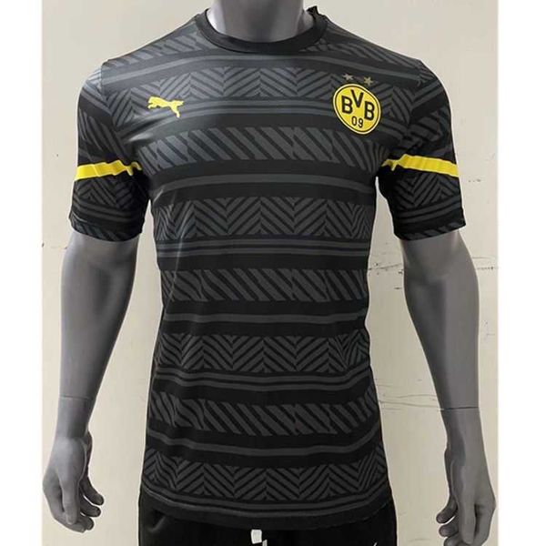 Футбольные майки домашняя одежда Дортмунд Джерси Новая футбольная рубашка для футбольной рубашки с коротким рукавами