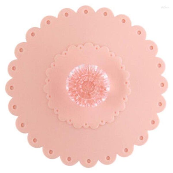 Tapetes de mesa kawaii arco de cebola renda pó reutilizável capa de silicone xícara de isolamento térmico bolsa de vedação super fofa limpa sanitária limpa