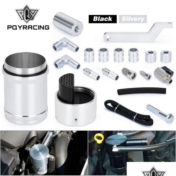 Kraftstofftank Pqy 0 18L Aluminium Oil Catch Can Tank mit Prallplatte für Dodge Ram 1500 2500 3500 5 7L 6 4L Hemi 2009 Pqyotk02 Drop Del Dhymj