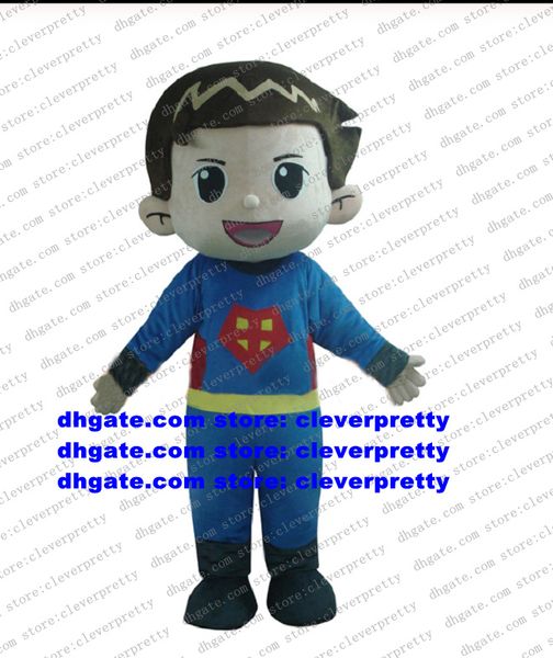 Costume mascotte di pronto soccorso e abbigliamento per bambini fantastici Mini Super Man adulto personaggio dei cartoni animati vestito completo eventi principali inaugurazione CX4043