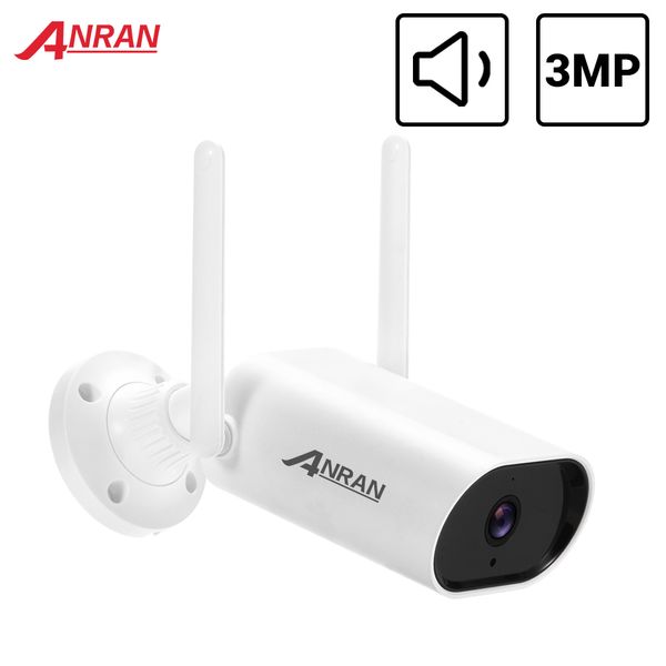 Dome Cameras Anran 1296p IP-камера Smart Outdoor Wi-Fi Camera Camera 3MP-камера Водопроницаемое ночное видение приложения Audio 221025