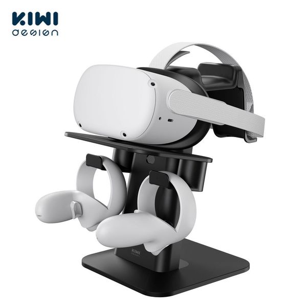 Occhiali 3D KIWI design Display per cuffie con supporto VR aggiornato e stazione di montaggio del supporto del controller per Oculus Quest 2HTC Vive Stand 221025