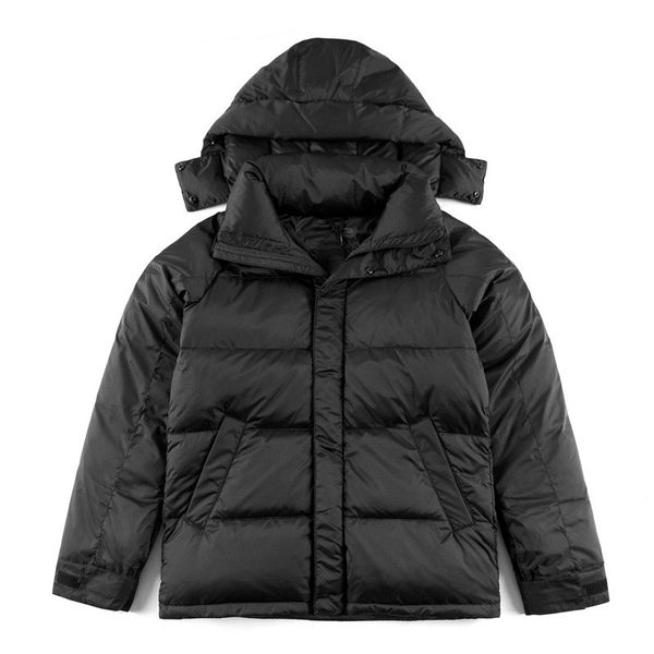 Homens inverno para baixo jaqueta designer homens mulheres casuais jaqueta puffer moda casacos de alta qualidade ykk zíper à prova de vento ao ar livre grosso casaco de pele de lobo real