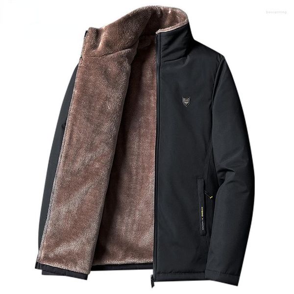Jackets masculinos Casaco de inverno masculino Caso de fão de roupas de parkas Hameean Tamanho Europeu