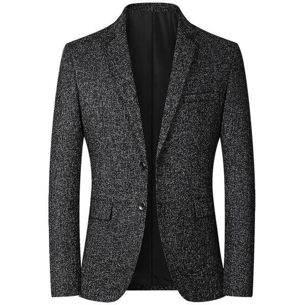 Abiti da uomo Blazer Giacca da uomo di marca Moda Slim Cappotti casual Bello Masculino Giacche da lavoro Top a righe 221024