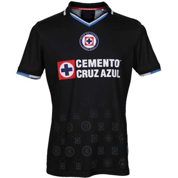 Jerseys de futebol Roupas em casa México Super Blue Cross Jersey e Away Football Training Shirt Antunea Tavo Team