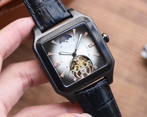 Следите за Man Panthere Автоматические механические мужские часы дизайнерские диаметры 43 мм толщиной 12 мм сапфировой стеклянной стойкой качество качественные. Официальные реплики наручные часы 090