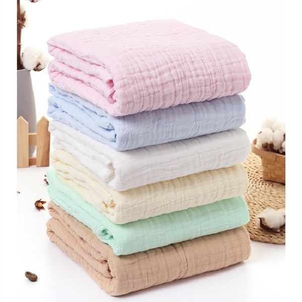 Cobertores Muslina Swadling Swaddles Bobet para Born Cotton Bath Toalha Infantic Burp Roupa menina menina Frelaper de pano de beb￪ 221024