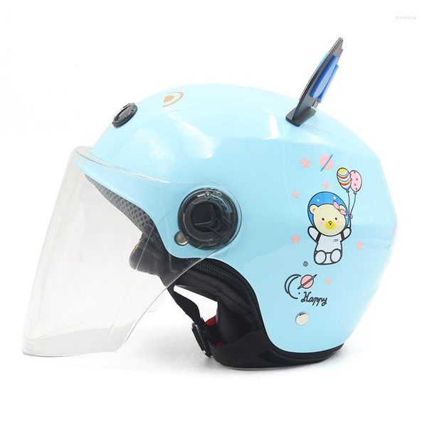 Caschi da moto Casco per bambini Scooter Crash Ragazzo e ragazza Bambino adorabile Quattro stagioni 47-55 cm