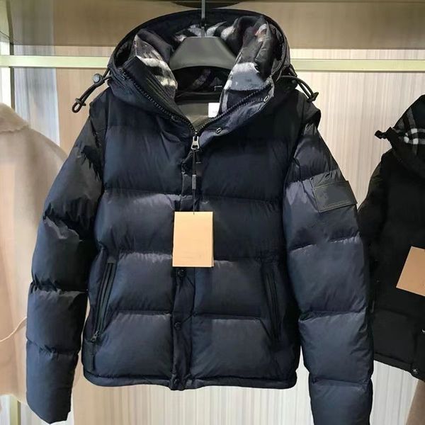 Tops di qualità giacca da uomo con cappuccio con cappuccio inverno inverno maniche lunghe lettere in outwear stampate cappotti all'ingrosso femminile 23s giacca