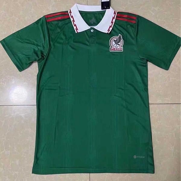Jerseys de futebol Roupas em casa México camisa de futebol vintage de futebol