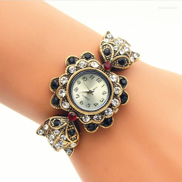 Montre-bracelets 100pcs / lot Style spécial Bracelet de luxe Bracelet Watch Wrap Quartz Crystal For Women Wholesale Wristwatch Lady