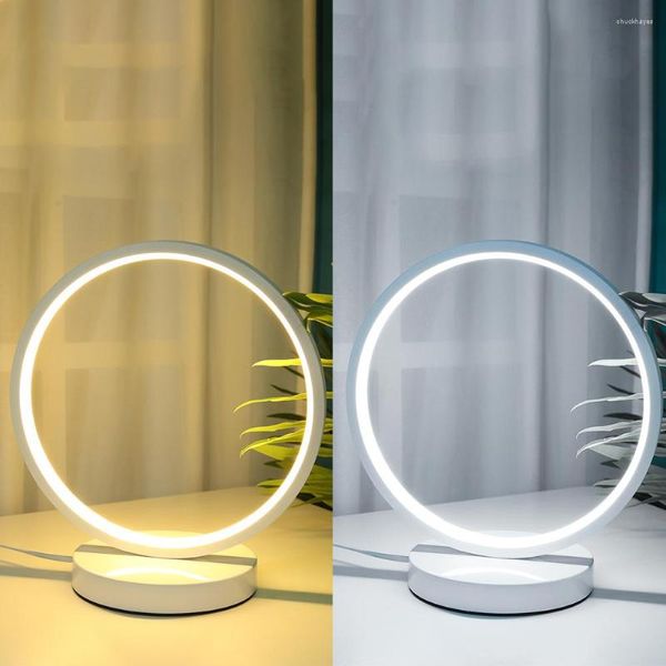 Tischlampen LED-Lampe Desktop-Beleuchtung Nacht Augenschutz Lesen Acryl Metall Wandleuchte Nachttisch dekorativ