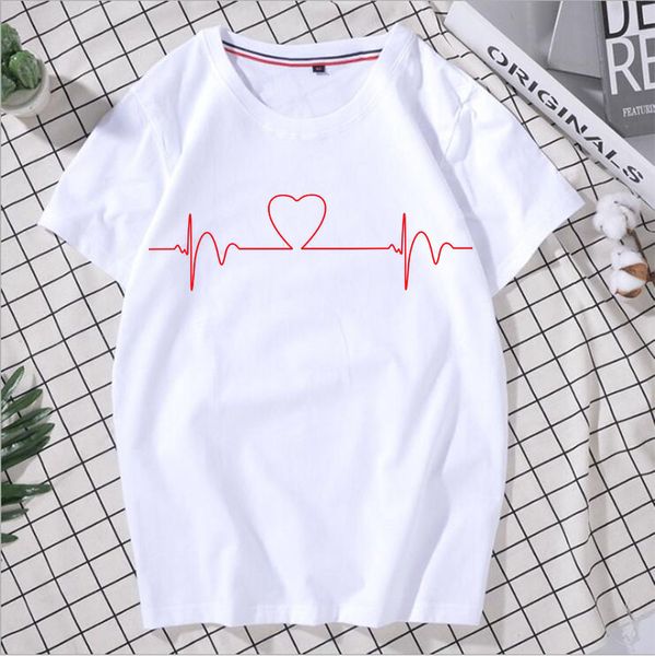 T-shirt 2024 ss designer elementi hip-hop divertenti street casual wear cotone stampato girocollo manica corta cotone bianco e nero traspirante # A021