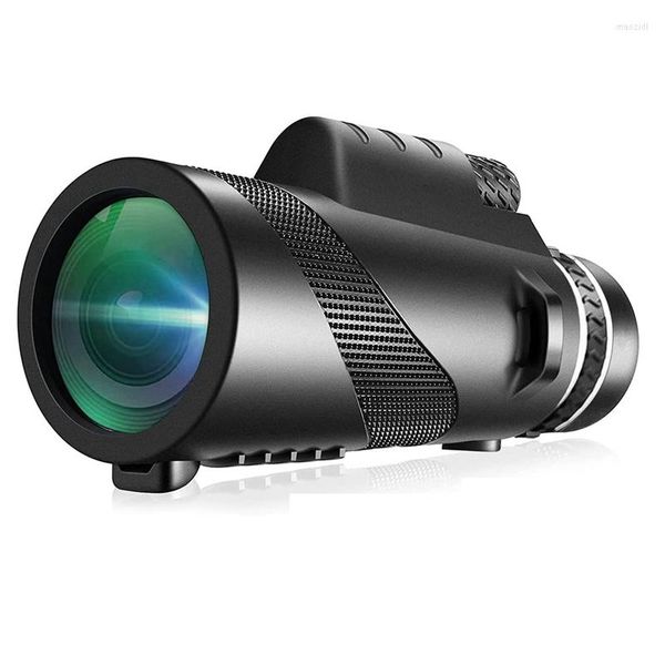 Telescópio Monocular de alta potência monocular monocular 80x100 para adultos Adaptador de smartphone de baixa visão noturna