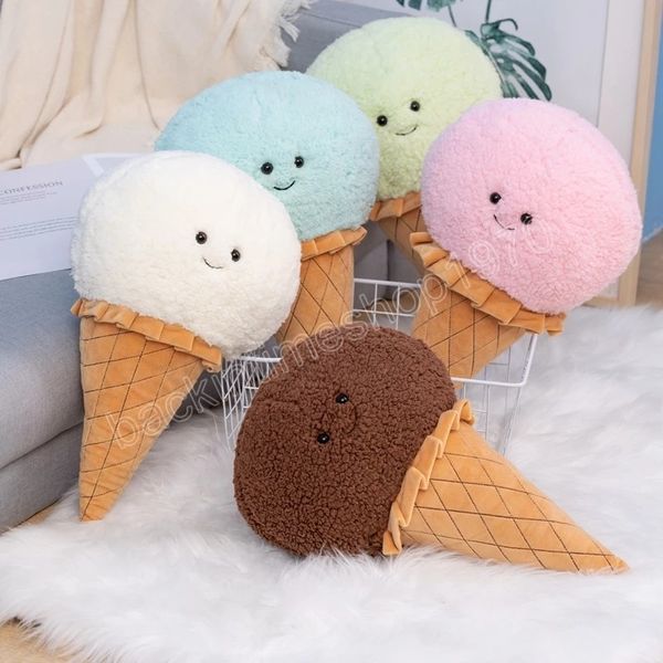 46 cm deliziosi simulazione gelati cuscini giocattolo peluche kawaii peluche al cibo da dessert folletto soft kids sedia doga