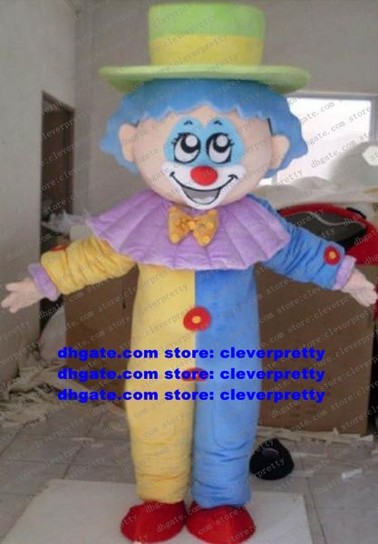 Clown Buffoon Jester Jack-Pudding Maskottchen Kostüm Erwachsene Cartoon Charakter Outfit Anzug Klassische Geschenkartikel Markenname Promotion ZZ827