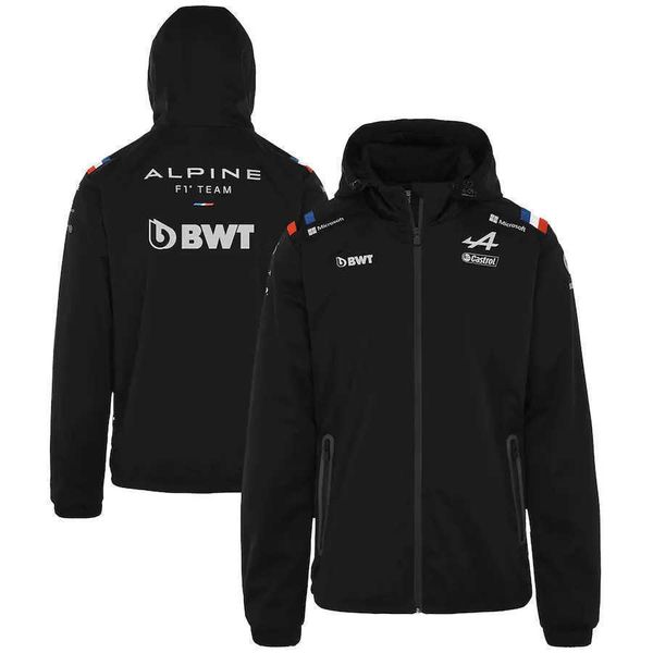 Mens Hoodies Sweatshirts Alpine F1 Team Rain Grolbe Sitesi İlkbahar ve Sonbahar Açık Ceketinde Birçok Erkek Satıyor