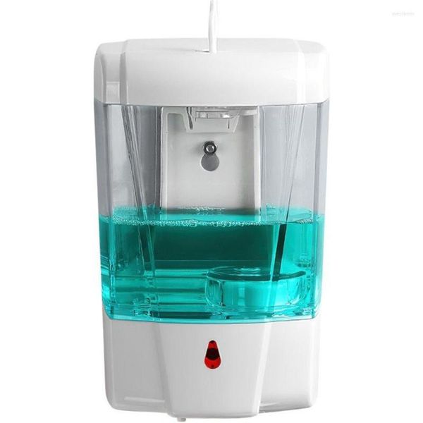 Dispenser di sapone liquido Sensore automatico Smart Gel a parete senza contatto Disinfezione con alcol Contenitore per il lavaggio delle mani del telefono cellulare