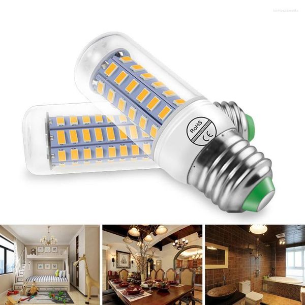 Светодиодная лампа кукурузная лампа 5730smd 220V 24 36 48 56 69 72Leds лампы рождественские лампада прожектором освещение в помещении освещение