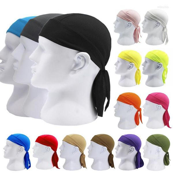 Campo de bicicleta para andar de pilotagem ao ar livre Bandas de cabeça de chapéu de cabeça esportiva Ciclista para homens Cabeça Bandana Bike Men's Summer Heads Bands