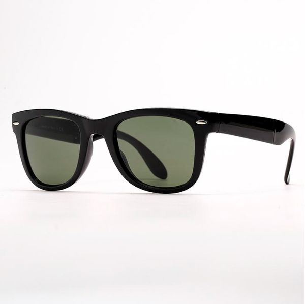 Sonnenbrillen Damen Sonnenbrillen Faltbare Sonnenbrille Herren Faltbare quadratische Farbverlauf 50mm mit UV400-Glaslinsen Raises Ban 2XVD2_voghion.com