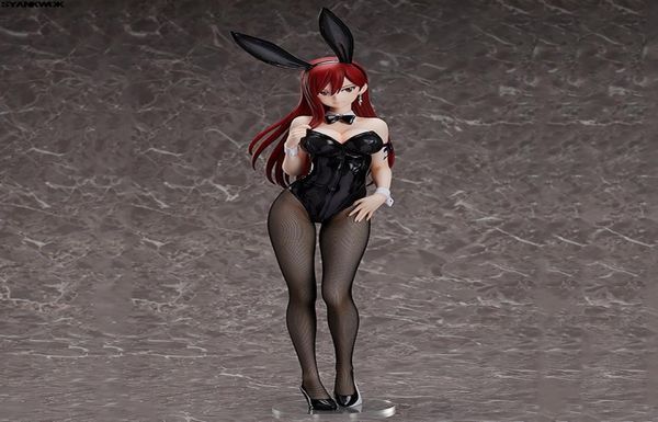 45 cm ing Fairy Tail Erza Scarlet Bunny Girl Anime Figur Sexy Girl PVC Action Figure Spielzeug Sammlung Modell Puppe geschenk Unisex MX8111186