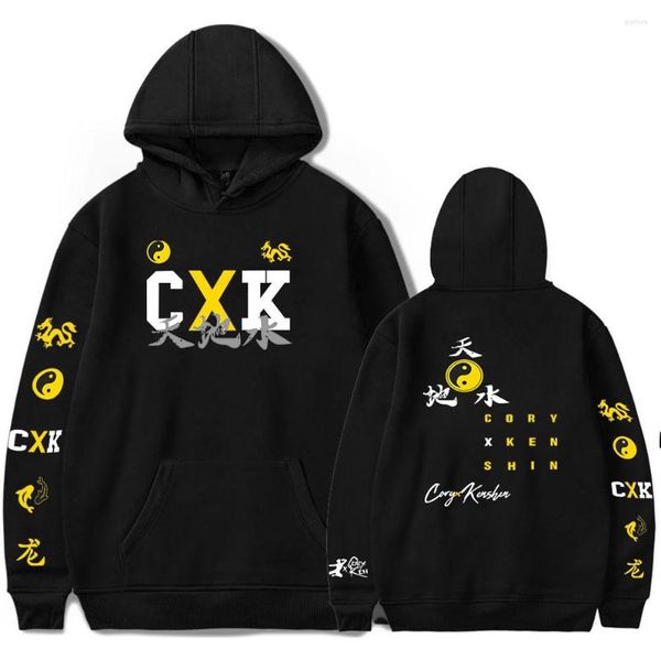 Hoodies dos homens wawni coryxkenshin moletom com capuz moda hip hop topos harajuku hoodied unisex com capuz roupas casuais único com capuz 2022