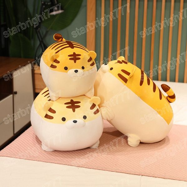 40/50 CM Tigre Grassa Simpatico Peluche Super Soft Animali di Peluche Cuscino Regalo di Nuovo Anno Per I Bambini Regalo Di Compleanno Decorazione Della Casa