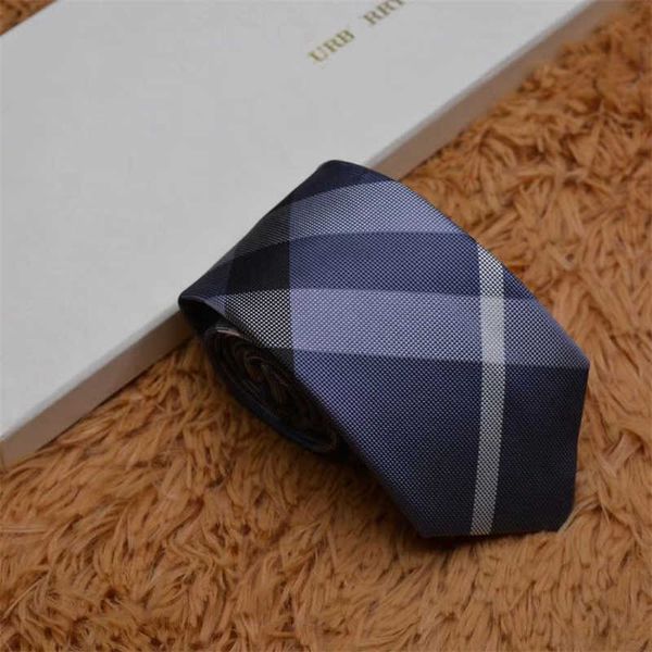 Krawatten Herren Seide Designer Twill Plaid Design Persönlichkeit Trend Valentinstag Geschenk Accessoires257O