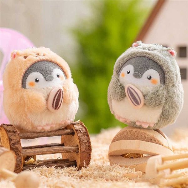 Portachiavi simpatico cartone animato portachiavi per ragazze accessori borsa donna peluche pinguino bambola portachiavi chiavi creative all'ingrosso 2022 G221026