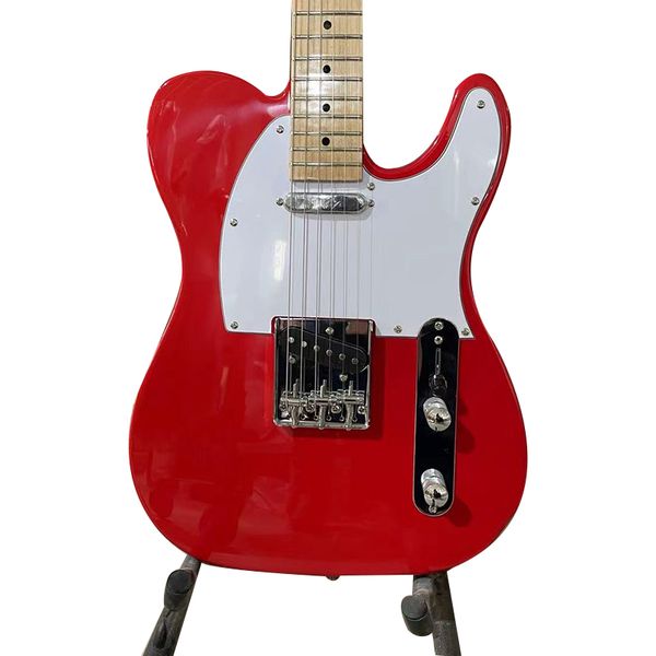 Chitarra elettrica in versione televisiva del 1953, tastiera in acero a 22 tasti, modello rosso, fabbrica diretta