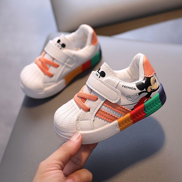 Scarpe sportive per bambini Scarpe da bambino con suola morbida per bambini Autunno Ragazze Sneakers in rete traspirante per bambini Scarpe per bambini alla moda per ragazzi