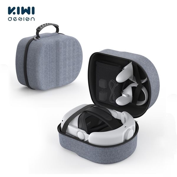 3D очки Kiwi Design жесткий защитный чехол 4 в 1 корпус для Oculus Quest 2 Stock Elite Strapkiwi Strap VR Accessories 221025