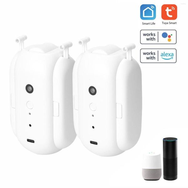 Управление умным домом Tuya Curtain Motor BT Voice Swithbot Электрический робот APP Настройка таймера для Alexa