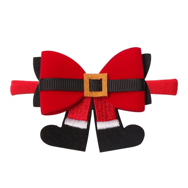 24 stücke Kinder Weihnachten Nylon Haarband Neugeborenen Baobaofa Schmuck Nette Mädchen Bowknots Stirnbänder Mode Baby Zubehör